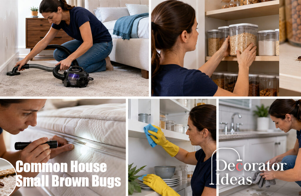 Common House Small Brown Bugs