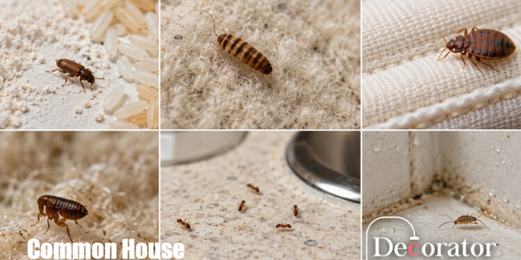 Common House Small Brown Bugs