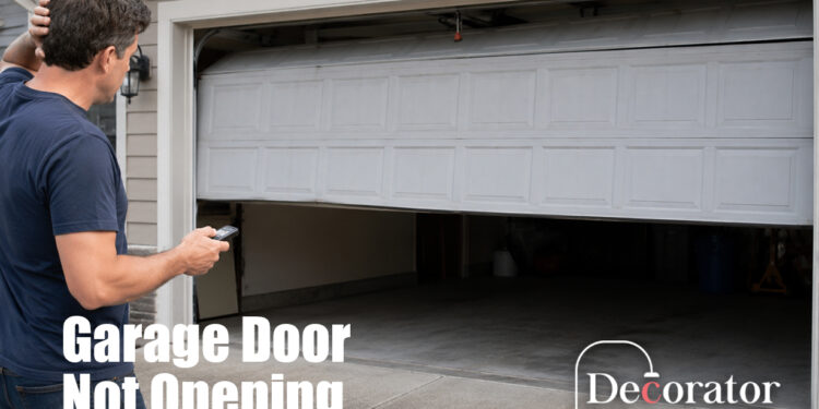 Garage Door Not Opening