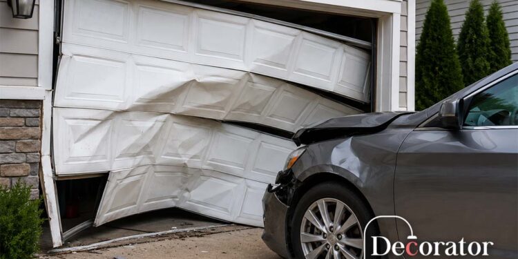 Hit Garage Door