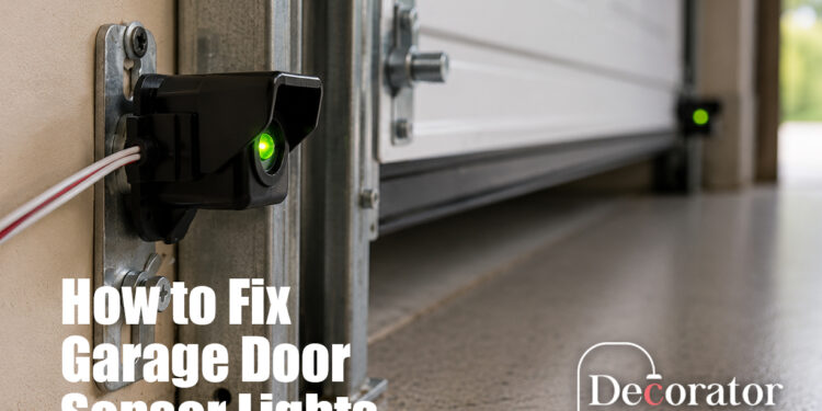 How to Fix Garage Door Sensor Lights