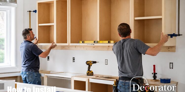 How to Install Kitchen Cabinets
