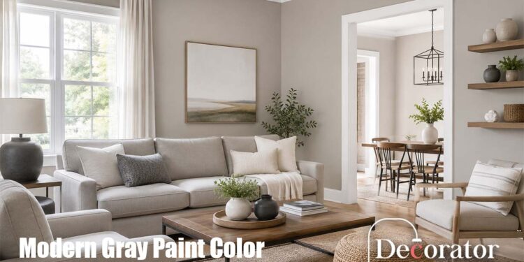 Modern Gray Paint Color Sherwin Williams