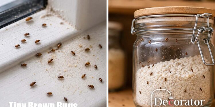Tiny Brown Bugs in House